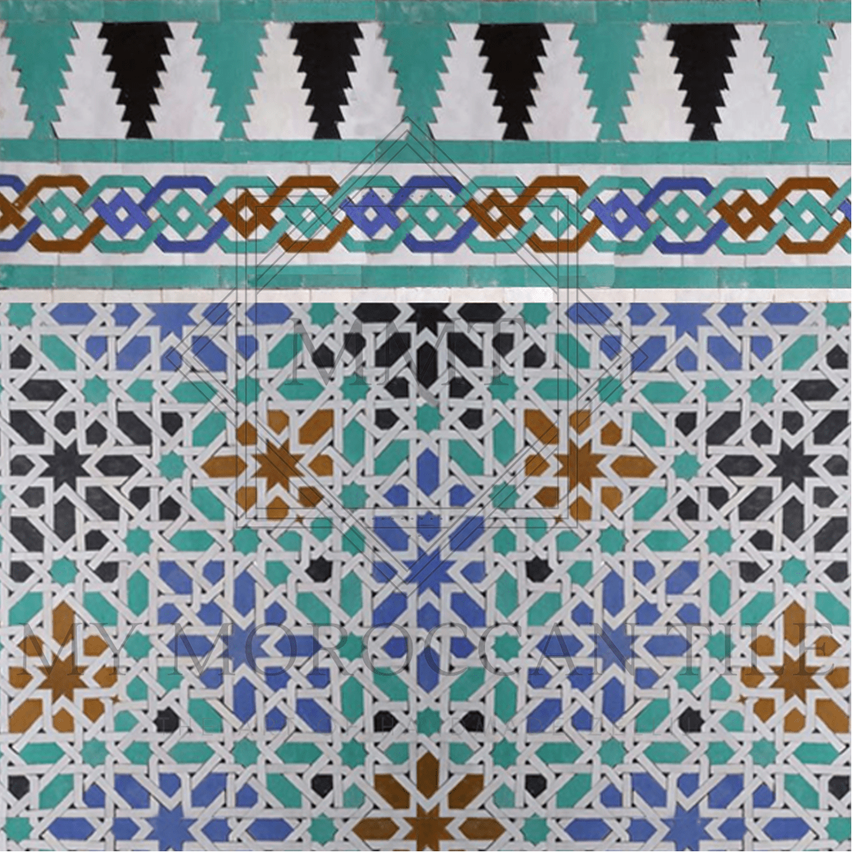 Alcazar Mosaic Tile 8.9 - My Moroccan Tile
