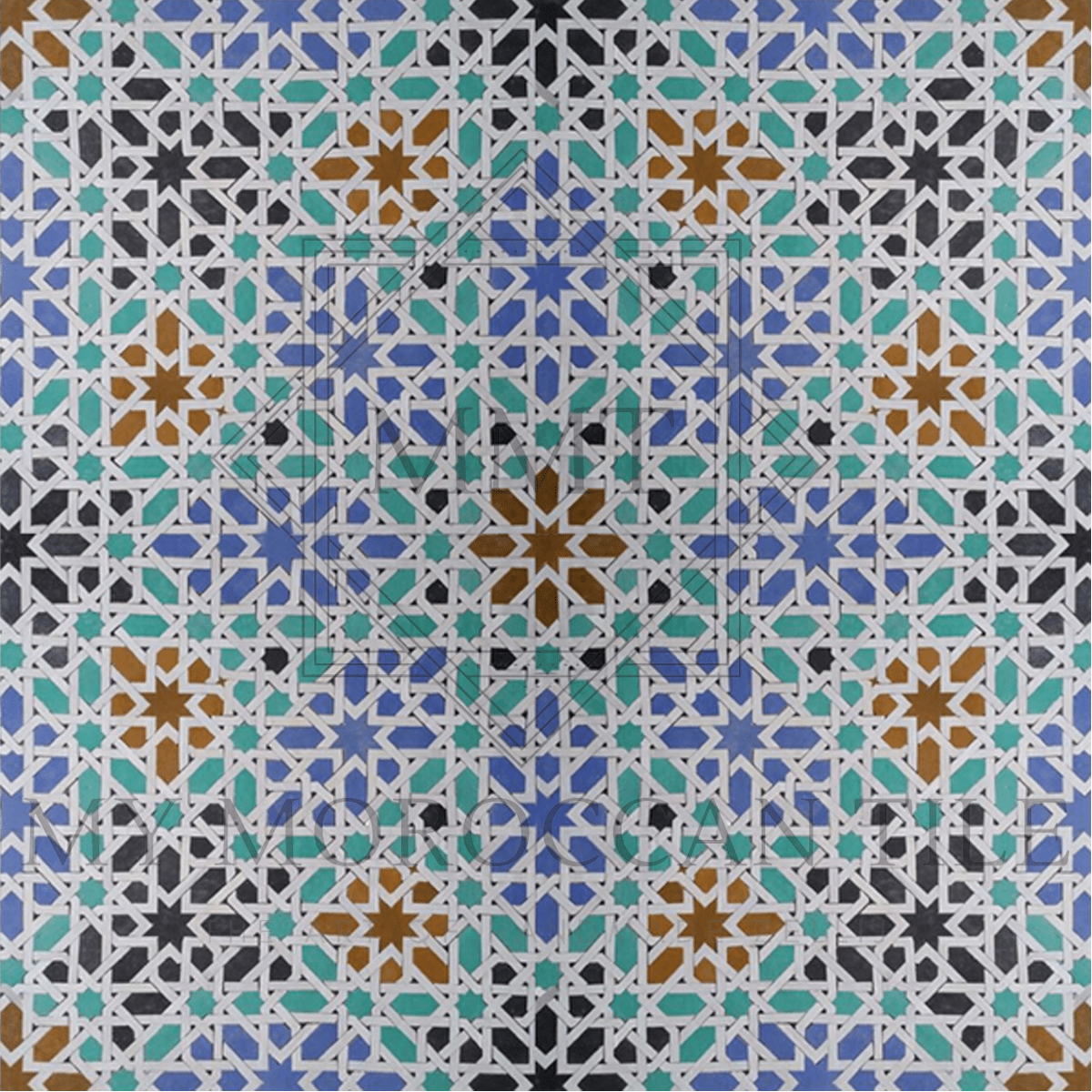 Alcazar Mosaic Tile 8.9 - My Moroccan Tile