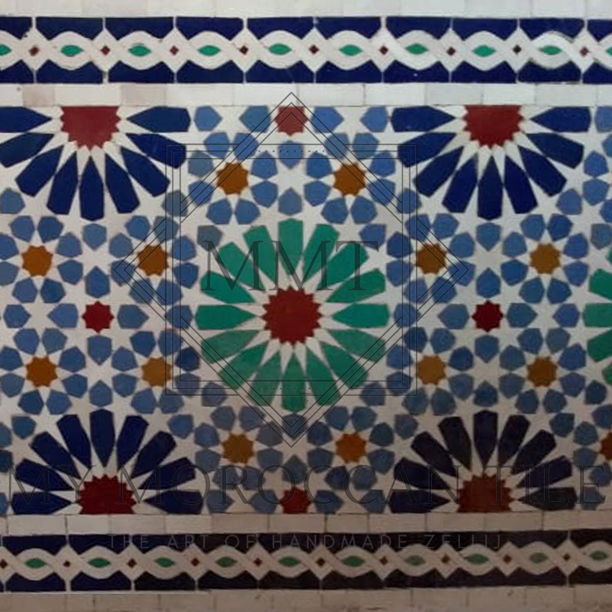 Alhambra Mosaic Tile 16 - 1 - My Moroccan Tile