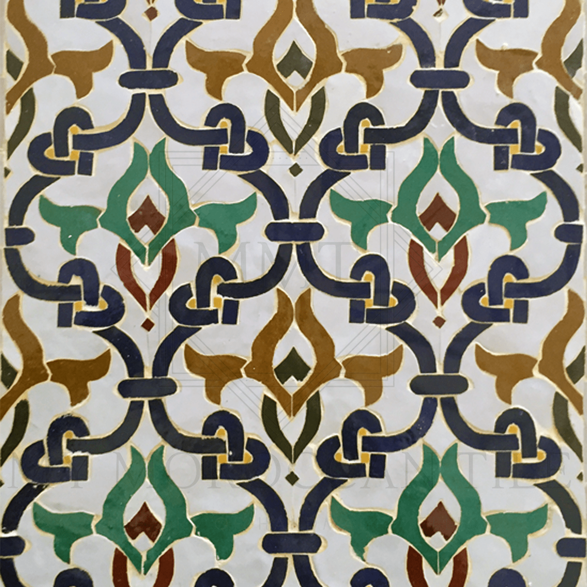 Floral Mosaic Tile - My Moroccan Tile