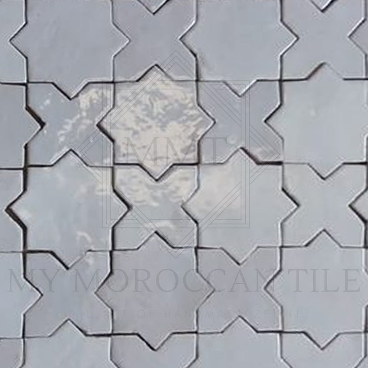 Star and Cross Moroccan Terracotta Pavers - My Moroccan Tile