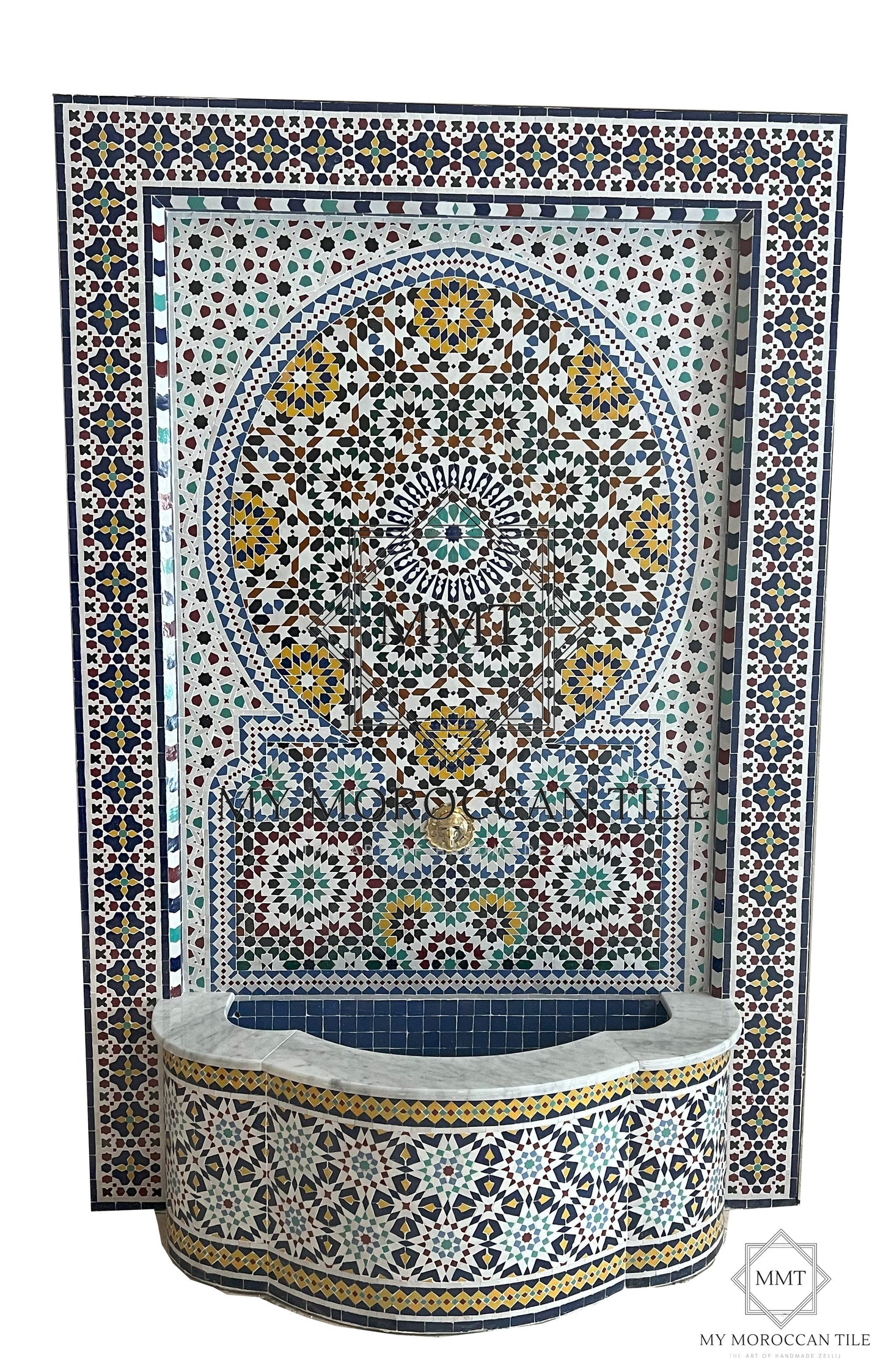 Mosaic wall fountain 2412 - My Moroccan Tile