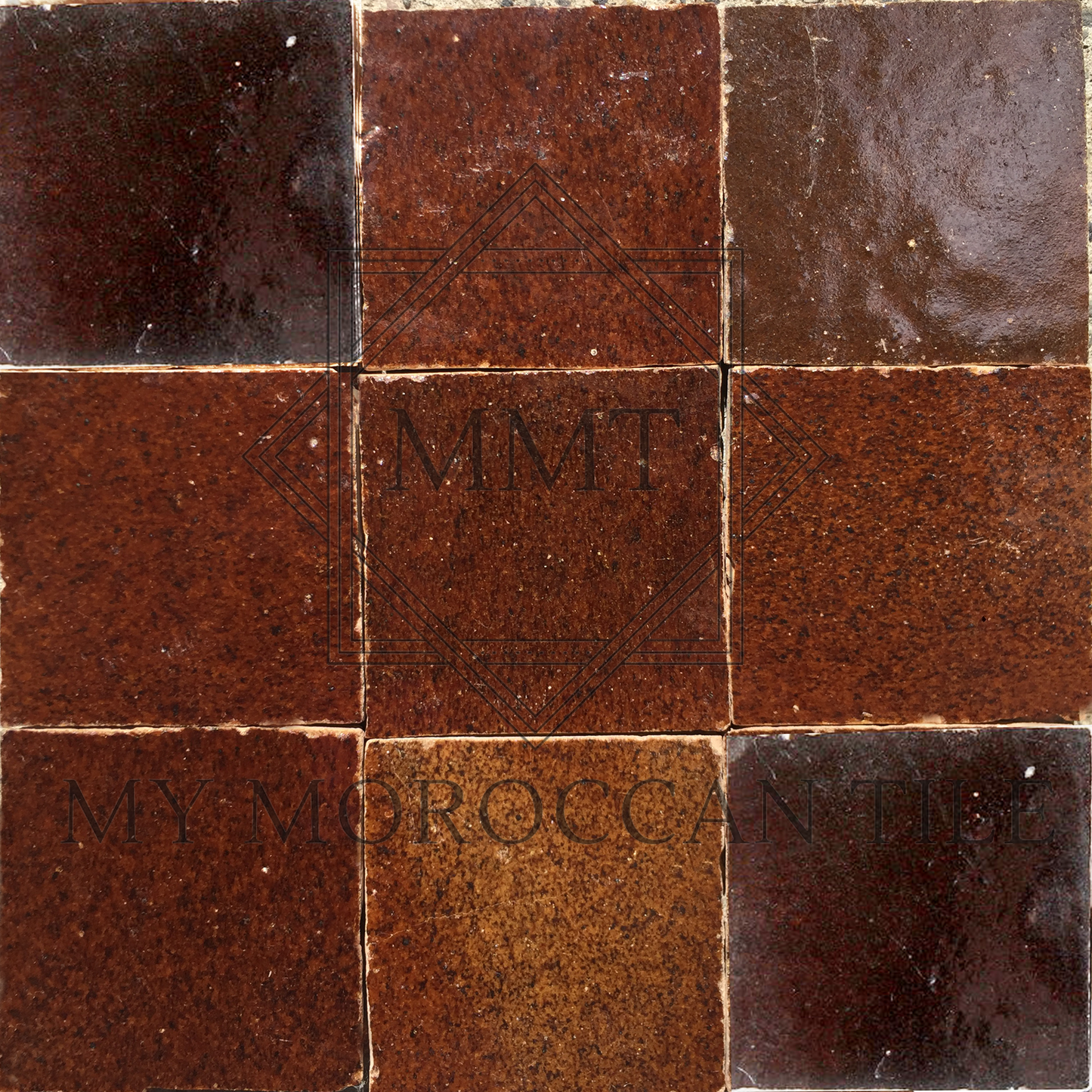 Chocolate Moroccan Zellige Tile