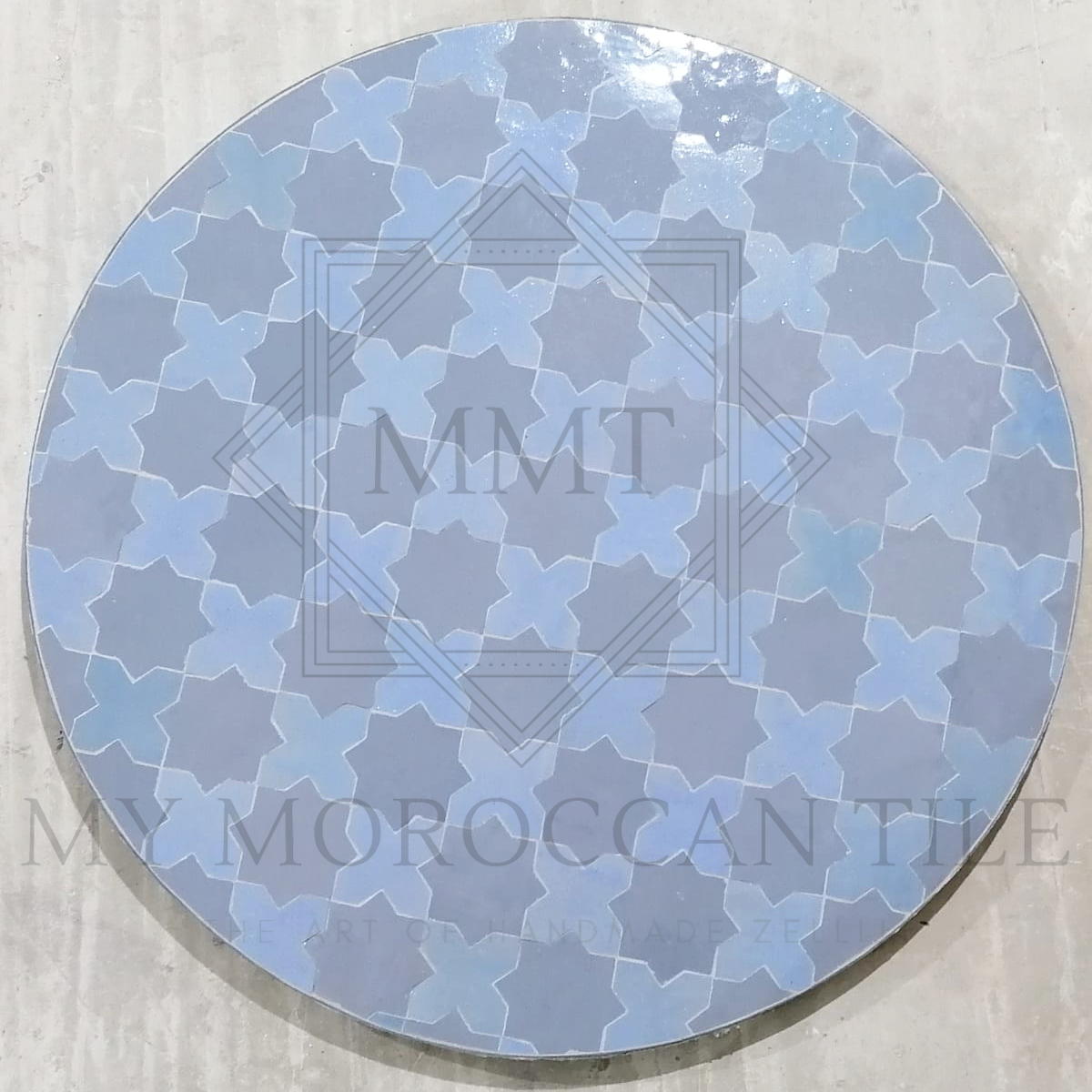 Table en mosaïque marocaine faite à la main 2106-09