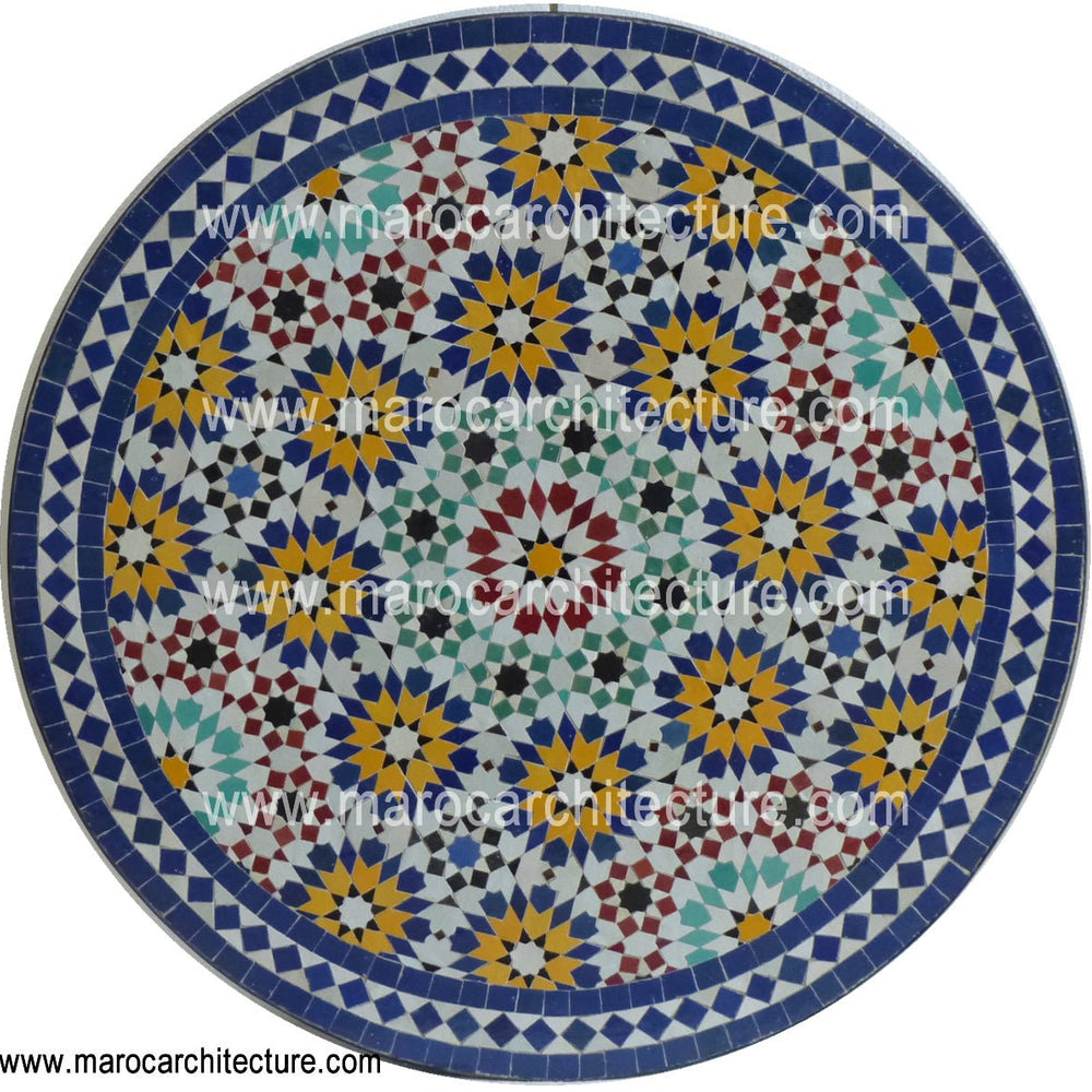
                  
                    Fez Moroccan Mosaic Table Top 8182 - My Moroccan Tile
                  
                