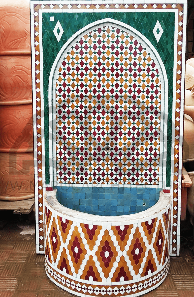 Moroccan Mosaic Fountain 18018 - My Moroccan Tile