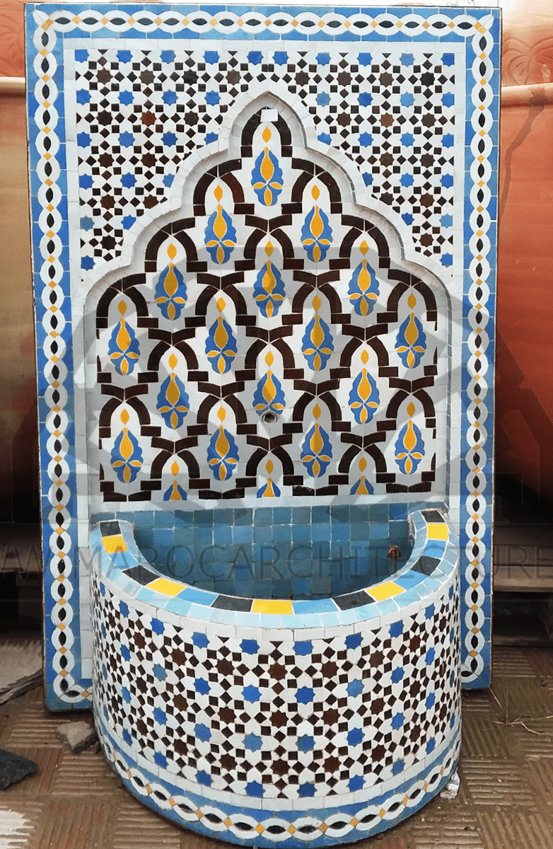 Moroccan Mosaic Fountain 18022 - My Moroccan Tile