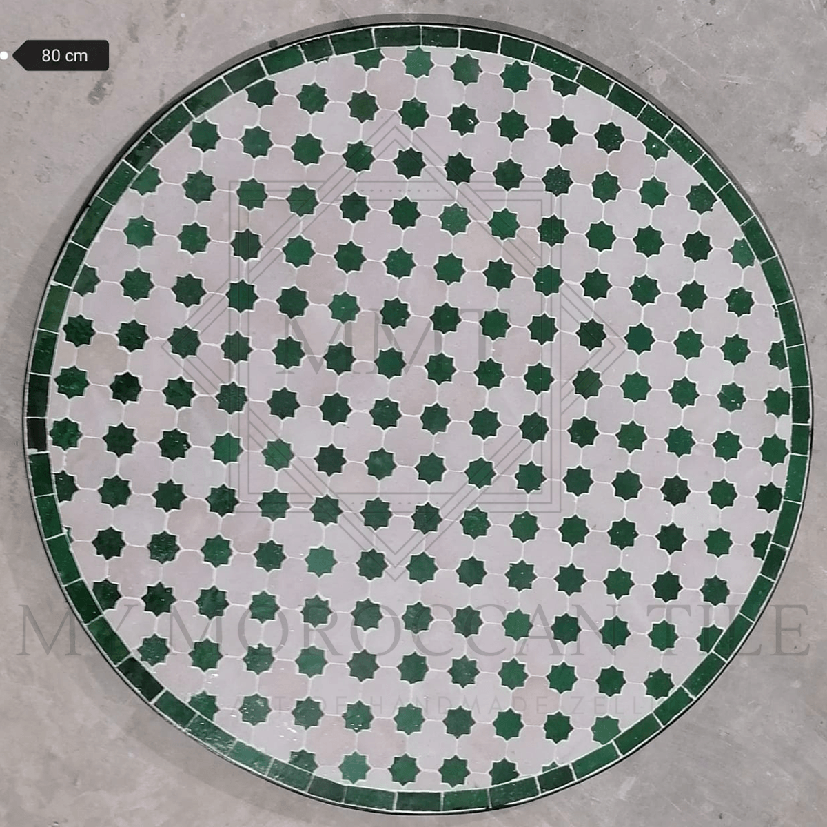 Table en mosaïque marocaine faite à la main 2104-06